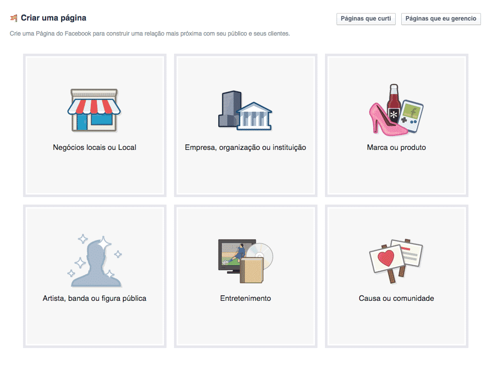 Como Criar uma Pagina no Facebook